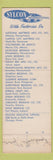 Matchbook Cover - Sylcon Mattresses Life Magazine girlie