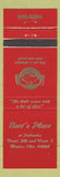 Matchbook Cover - Bart's Place Mentor OH