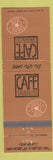 Matchbook Cover - Cafe Sausalito Cleveland OH