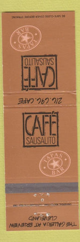 Matchbook Cover - Cafe Sausalito Cleveland OH