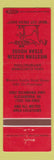 Matchbook Cover - Western Sizzlin Steak Alexandria VA