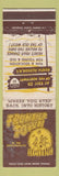 Matchbook Cover - Frontier Town North Hudson NY