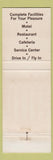 Matchbook Cover - Frontier Town North Hudson NY