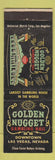 Matchbook Cover - Golden Nugget Casino Las Vegas NV