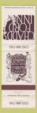Matchbook Cover - Chadds Ford Inn PA
