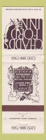 Matchbook Cover - Chadds Ford Inn PA