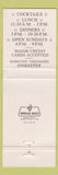 Matchbook Cover - Chadds Ford Inn PA