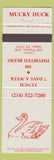 Matchbook Cover - Mucky Duck Dallas TX
