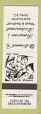 Matchbook Cover - Francene's Restaurant Syrrey BC