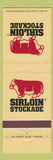 Matchbook Cover - Sirloin Stockade Oklahoma City OK CHAIN