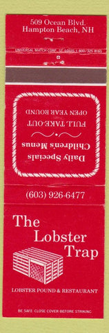 Matchbook Cover - Lobster Trap Hampton Beach NH