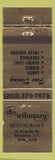 Matchbook Cover - The Tributary Restaurant Winsted CT