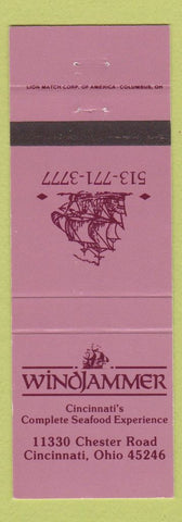 Matchbook Cover - Windjammer Seafood Cincinnati OH