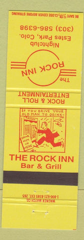 Matchbook Cover - Rock Inn Estes Park Colorado