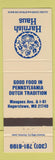Matchbook Cover - Harnish Haus Dutch Hagerstown MD