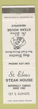 Matchbook Cover - St Elmo Steak House Indianapolis IN