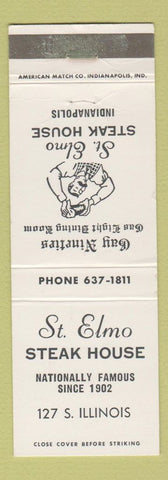 Matchbook Cover - St Elmo Steak House Indianapolis IN