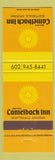 Matchbook Cover - Marriott's Camelback Inn Scottsdale AZ