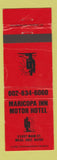 Matchbook Cover - Maricopa Inn Motor Hotel Mesa AZ cactus WEAR