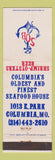 Matchbook Cover - Shrimp Oysters Beer Columbia MO WEAR