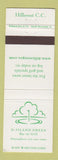 Matchbook Cover - Hillcrest Country Club Hollywood FL