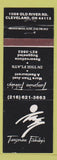 Matchbook Cover - Tangerine Fahsley's Restaurant Cleveland OH