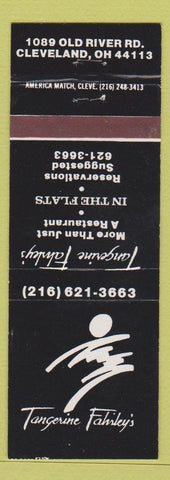 Matchbook Cover - Tangerine Fahsley's Restaurant Cleveland OH