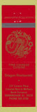 Matchbook Cover - Dragon Restaurant Birmingham AL