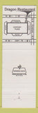 Matchbook Cover - Dragon Restaurant Birmingham AL