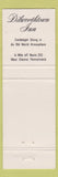 Matchbook Cover - Dilworthtown Restaurant  West Chester PA