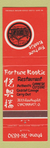 Matchbook Cover - Fortune Kookie Cincinnati OH Chinese