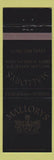 Matchbook Cover - Mallorys Bryn Mawr PA