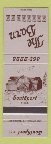 Matchbook Cover - The Barn Southport PE