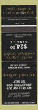 Matchbook Cover - Kafe Freja Restaurant Neill Wycik College Hotel Toronto ON