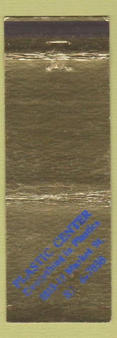 Matchbook Cover - Plastic Center IMPRINT Philadelphia PA WEAR