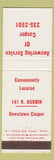 Matchbook Cover - Answering Service of Casper WY