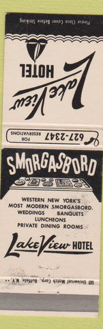 Matchbook Cover - Lake View Hotel Wanakah NY WEAR