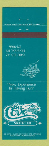Matchbook Cover - Cove Nightclub Florence KY