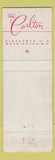 Matchbook Cover - Carlton Hotel Washington DC orchid WEAR