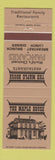 Matchbook Cover - Maple House Restaurant Birmingham Troy Southfield MI