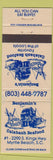 Matchbook Cover - Benjamin's Calabash Seafood Myrtle Beach SC WEAR