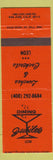 Matchbook Cover - Jubilee San Jose CA restaurant