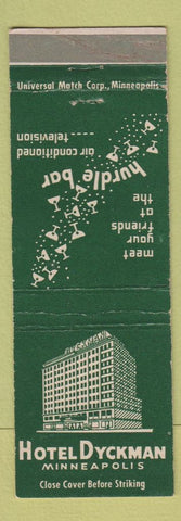 Matchbook Cover - Hotel Dyckman Minneapolis MN