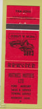 Matchbook Cover - Mathies Ford Mercury Herbert SK