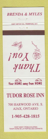 Matchbook Cover - Tudor Rose Inn Ajax ON