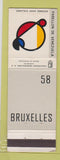 Matchbook Cover - World's Fair Bruxelles Brussels 1958 WEAR #2