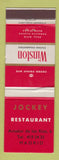 Matchbook Cover - Winston Cigarettes Jockey Restaurant Madrid Spain
