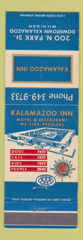 Matchbook Cover - Kalamazoo Inn MI