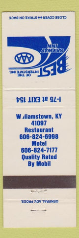 Matchbook Cover - Skyway Inn Williamstown KY