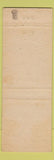 Matchbook Cover - Fairmont National Insurance Agency Fairmont MN